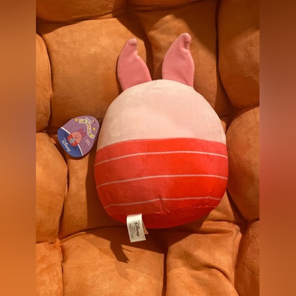 NWT Squishmallows 10” Disney Piglet Holding Spring Egg Plush pink and blue - Picture 2 of 3